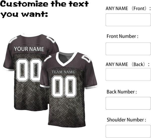 Top selling American Football Uniform latest custom printed comfortable size low price American Football Uniform - Image 2