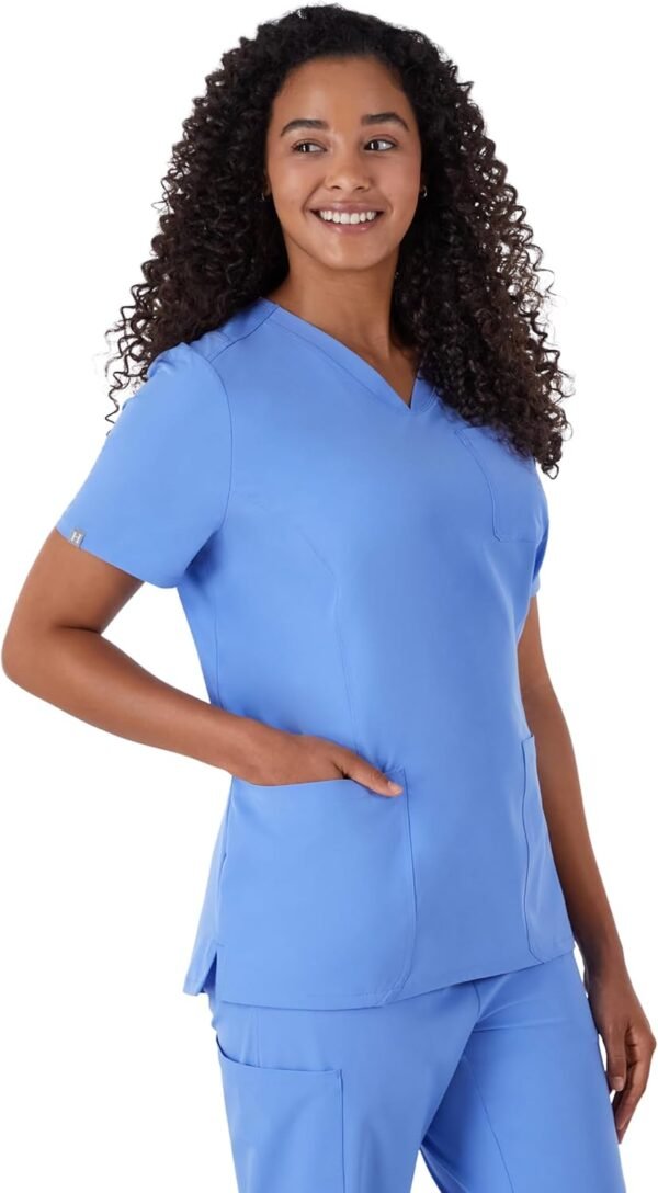 Custom Scrubs top Uniforms Anti Wrinkle Spa Set Medical Uniform V Neck Tops Scrub Suit Nursing Scrubs for Women - Image 6