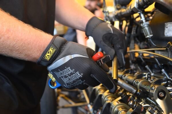 Direct Factory Leather Impact Mechanics Glove | Touchscreen Compatible Durable & High-Quality | Best Price | OEM & ODM Available - Image 2