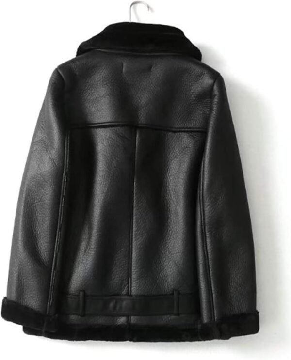 Wholesale Vintage Genuine Leather Fashion Jacket for Women Long Winter Wear Women's Jackets ODM Outdoor Clothing - Image 3