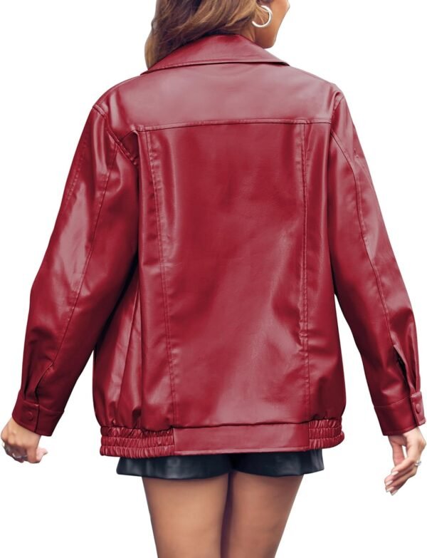 OEM Genuine Sheepskin Leather Jacket for Women Custom Length-Women's Jackets Custom Demand Product - Image 3