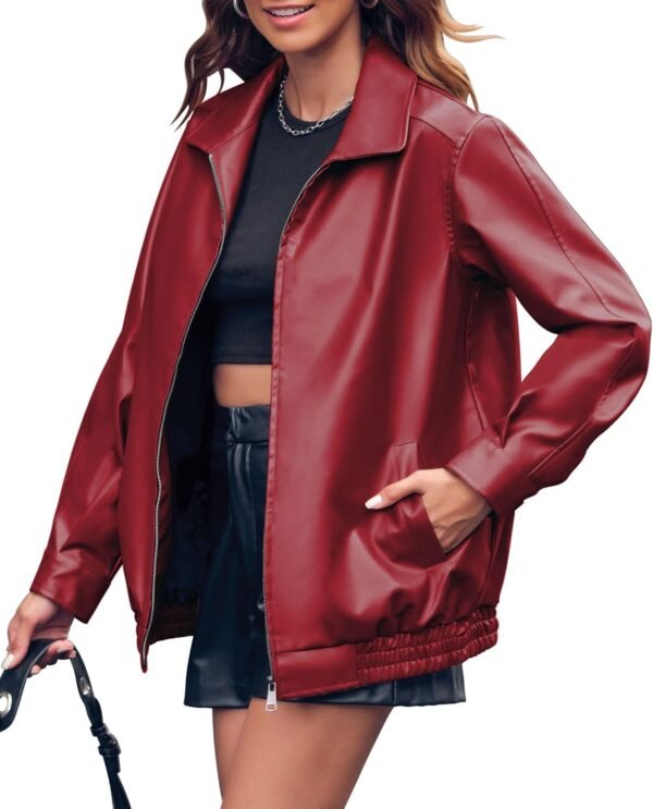OEM Genuine Sheepskin Leather Jacket for Women Custom Length-Women's Jackets Custom Demand Product - Image 4