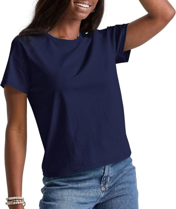 Cotton Made Short Sleeves Women T-Shirt Quick Dry Casual Wear New Arrival Women T-Shirt in Stock