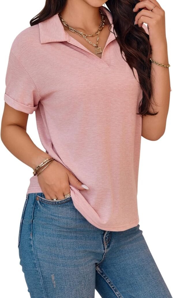 New Trending High Quality Women Polo Shirts Beige Color Cotton best Fabric Polo Tshirts For Woman's