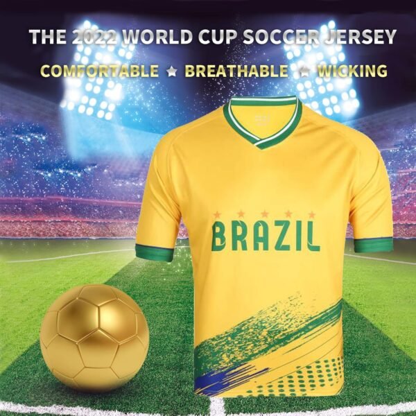 Printed T Shirt Mesh Sport Sweats Clothing Team Shirt Pakistan Football Jerseys Graphic T-shirts Soccer Jersey for Sale - Image 5