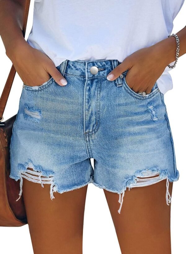 New Stylish Jeans Cotton Short Outdoor Casual Comfortable Straight Women Shorts for Summer