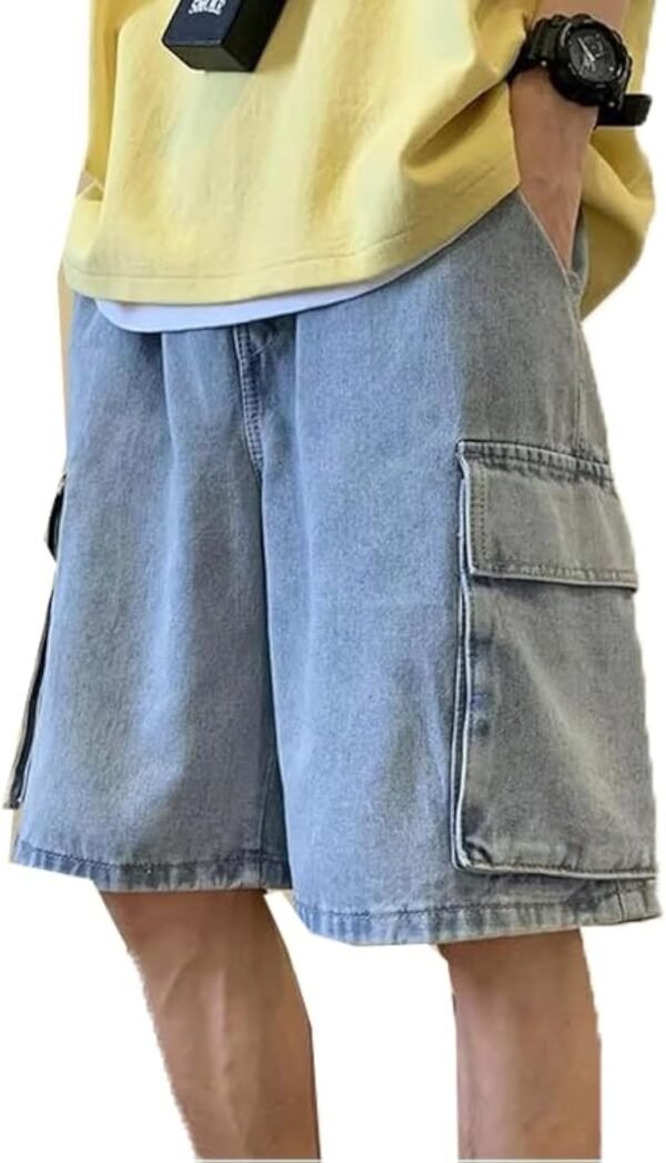 2025 Custom Jeans Men's Clothing Fashion Ripped Patch Men Pants Straight Denim Jean Shorts Men Wholesale