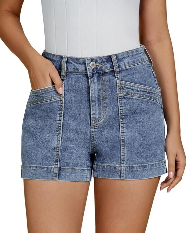 Women's Clothing Jeans Pearl Denim Shorts Fashion Summer Jeans Short Pants Diamond Denim Casual Shorts for Women