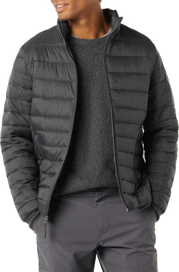 New Design Full Sleeve Winter Puffer Jacket Slim Fit Plain Puffer Jacket Made Polyester