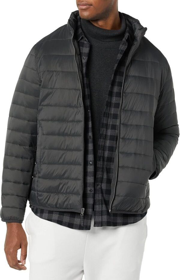 New Design Full Sleeve Winter Puffer Jacket Slim Fit Plain Puffer Jacket Made Polyester - Image 4