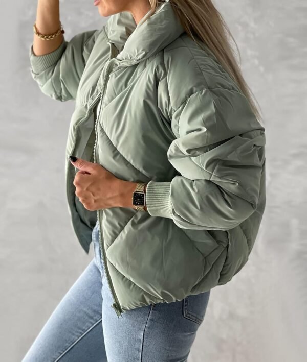 Custom Design Padded Bubble Puffer Jacket Cheap Price Streetwear Hooded Puffer Jackets For Woman - Image 6