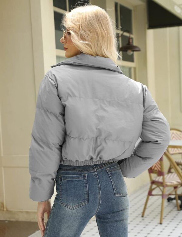 Latest High Quality Ultra-Thin Women's Puffer Jacket with Hood New Arrival Breathable Cotton Fill Material New Bubble Jacket - Image 6