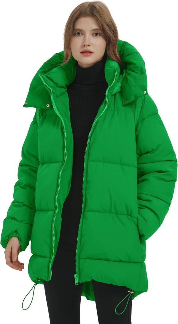 Custom Design Padded Bubble Puffer Jacket Cheap Price Streetwear Hooded Puffer Jackets For Woman - Image 5