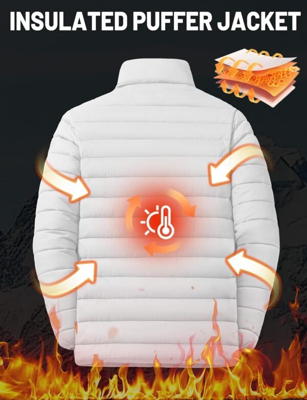Best Selling Customized Logo and Design Puffer Jackets for Men Factory Direct Supply Highly Manufactured Puffer Jackets for Men - Image 5