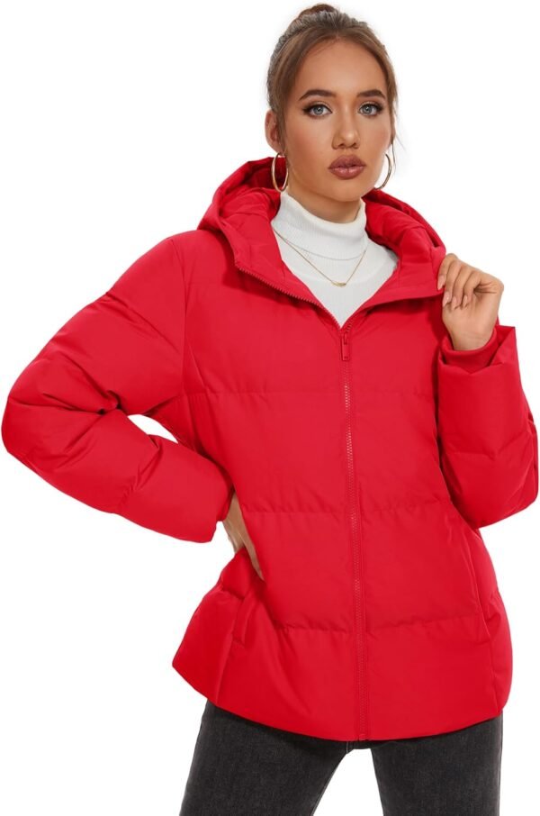 New Fashion Winter Women Clothing Ladies Winter Parka Bubble Crop Jacket Puffer Women's Coats Plus Size Coats - Image 3