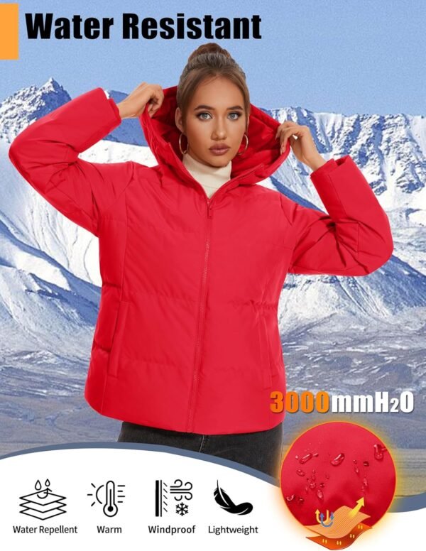 New Fashion Winter Women Clothing Ladies Winter Parka Bubble Crop Jacket Puffer Women's Coats Plus Size Coats - Image 4